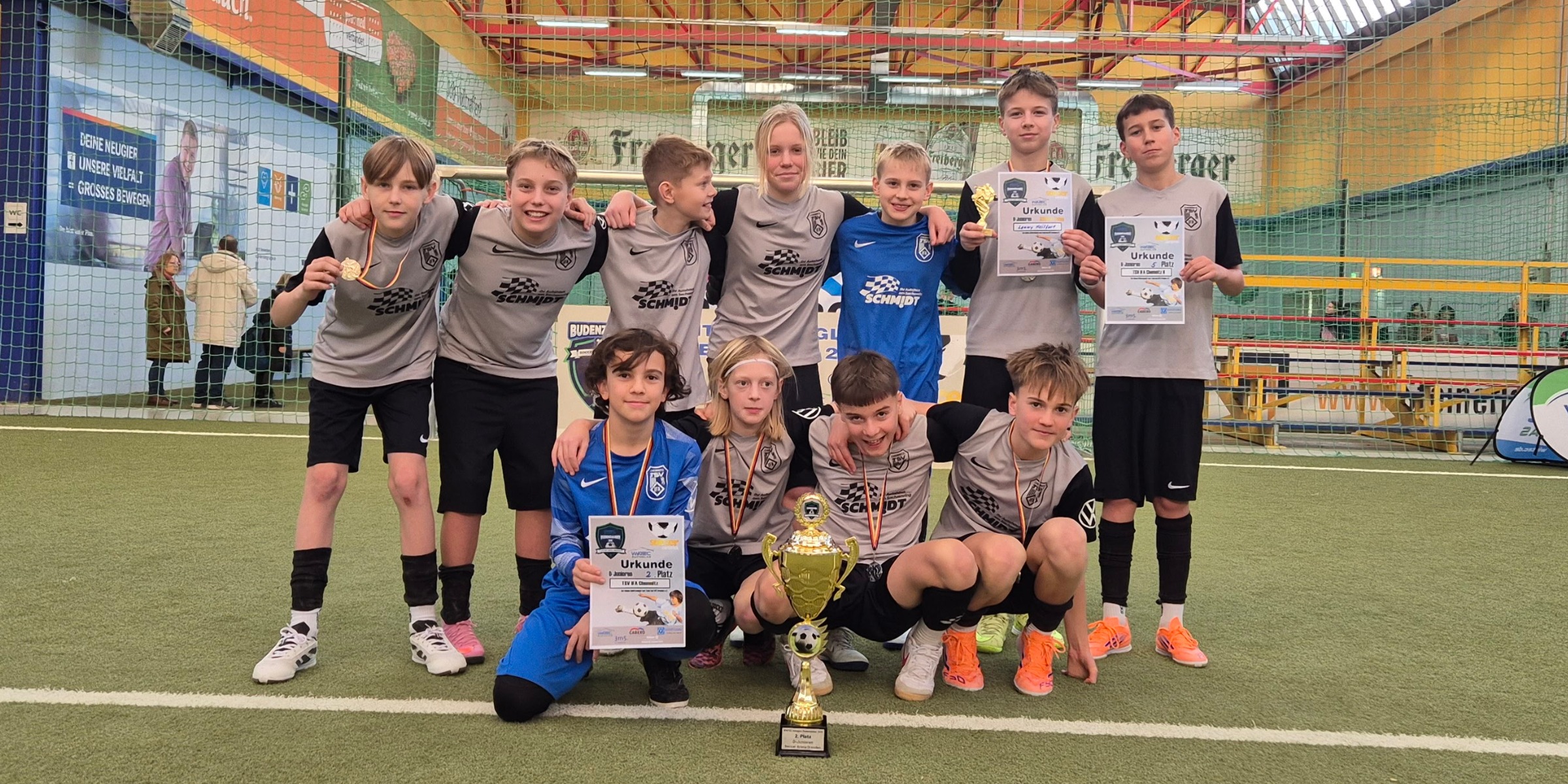 U13-Hallenfußball: Erfolgreiche Weihnachtsferien 2025/26